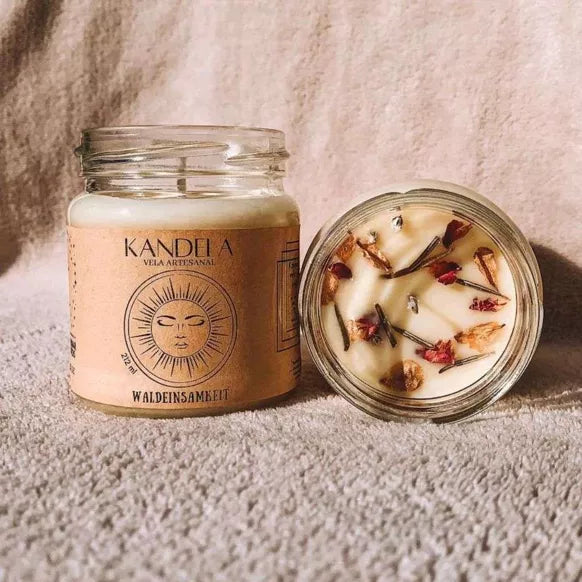 Soy Wax Scented Candle - Pine, Orange and Eucalyptus