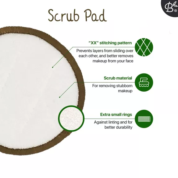 10x Witte Herbruikbare Wattenschijfjes 2-laags