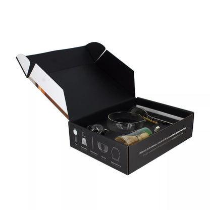 5-delige Matcha-set in bamboe en glas