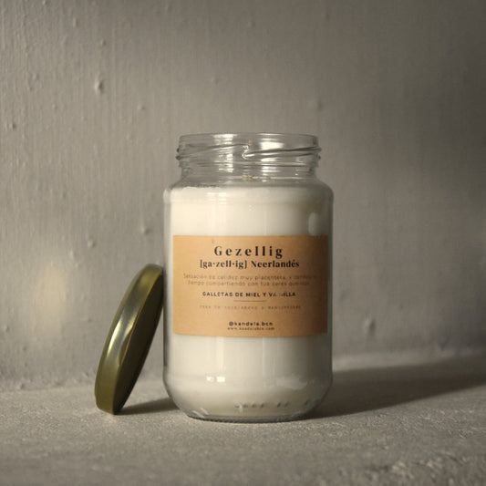 Geurkaars Sojawas - Honing en vanille