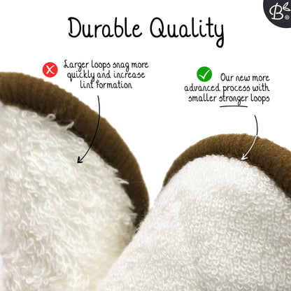 10x Witte Herbruikbare Wattenschijfjes 2-laags