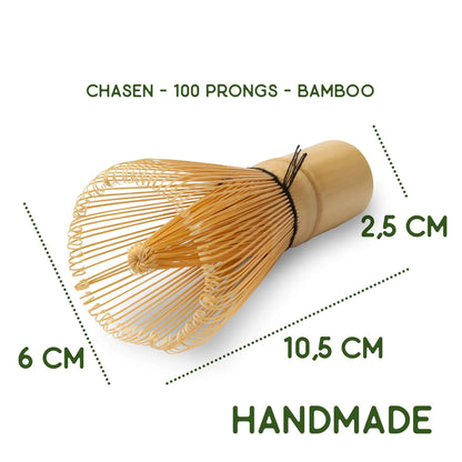 Chasen - Matcha Bezem van witte bamboe